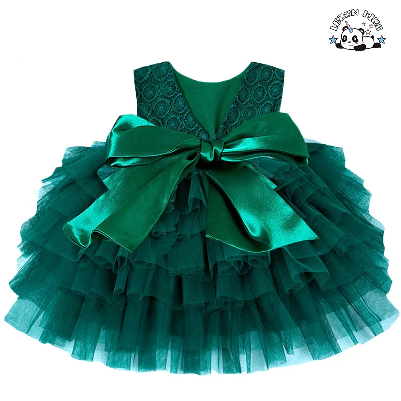 LEZONKIDS - Customizable New Fashion Mesh Lace Belt Sleeveless Girls Summer Dress Kids Princess Dress Party Dresses